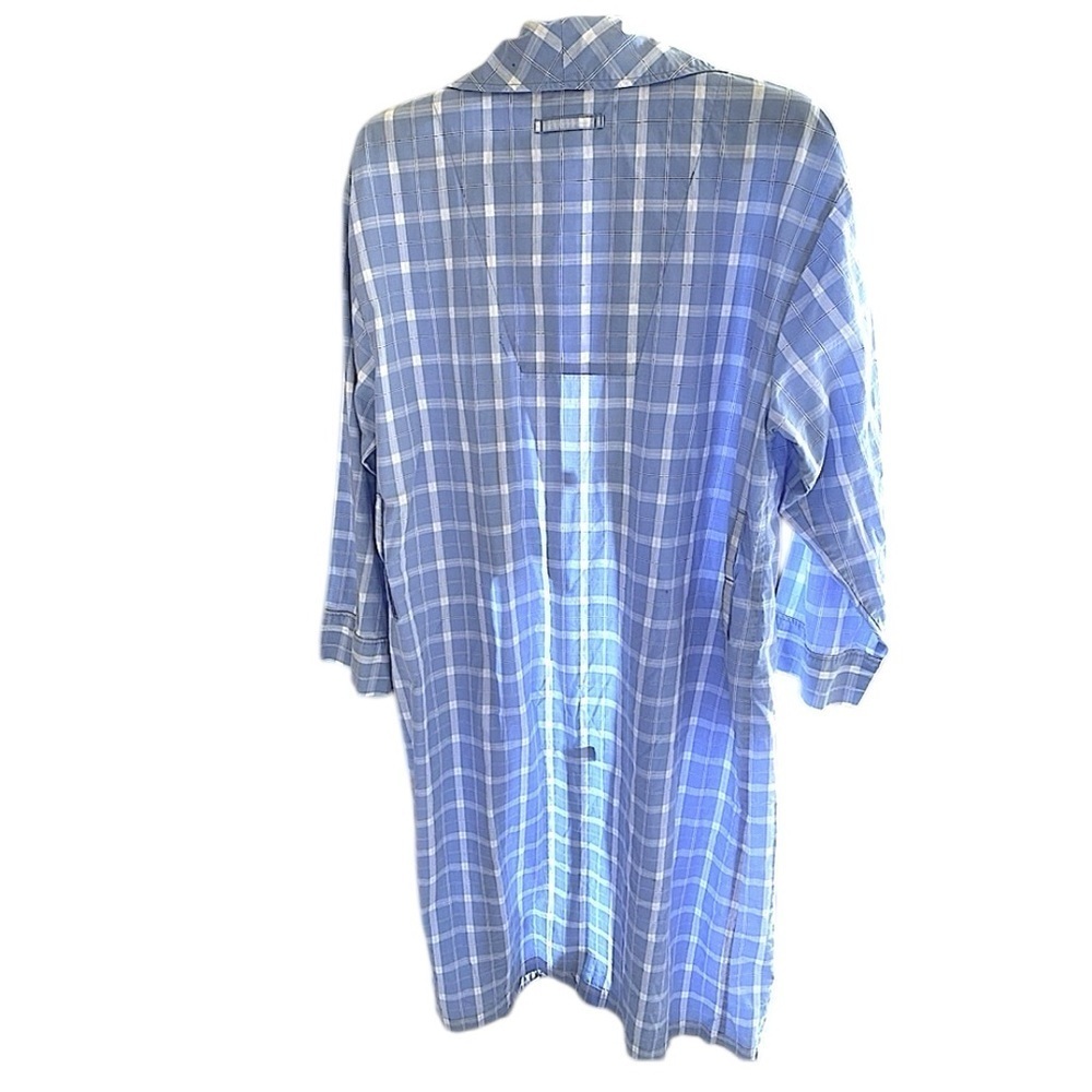 NAUTICA Ultra Lightweight Windowpane Robe with Sash - Picture 2 of 10